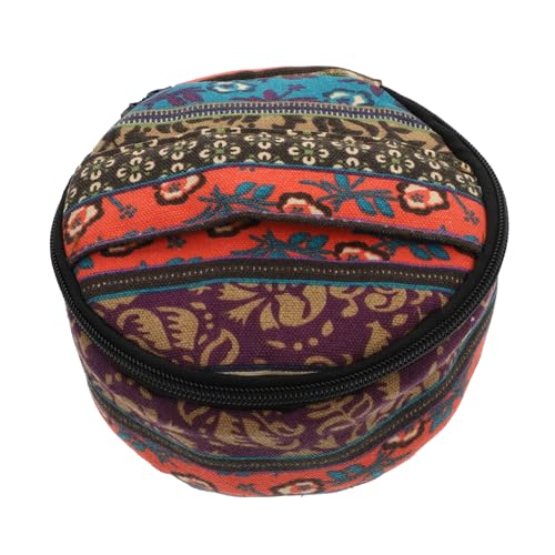 WRITWAA Ätherisches Öl Organizer Tasche 15ml 10ml 5ml Tragetasche für Ätherische Öle mit Deckel Robuster Aufbewahrungsbeutel aus Canvas für Aromatherapie und Reisen von WRITWAA