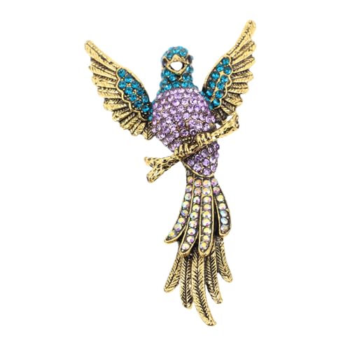 WRITWAA Einzigartige Strass-brosche Für Damen Und Herren Mäntel Und Schals Große Geschnitzte Anstecknadel Für Partys von WRITWAA