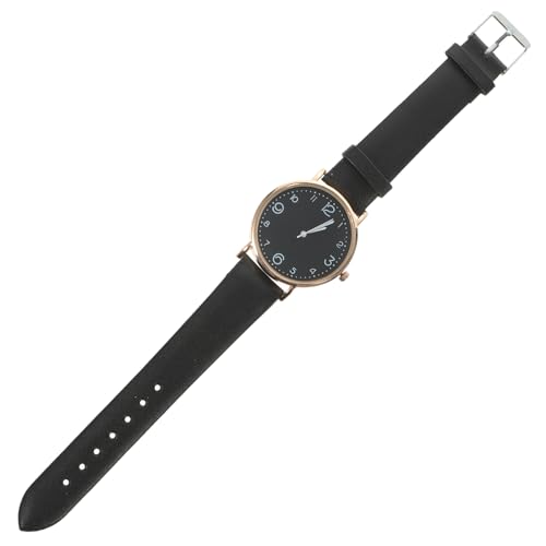 WRITWAA Anschauen Weihnachts präsente entzückende Armbanduhr weihnachtskostüm Uhr Geschenkuhr für Frauen Gürteluhr Gehäuse Material: Legierung Black von WRITWAA