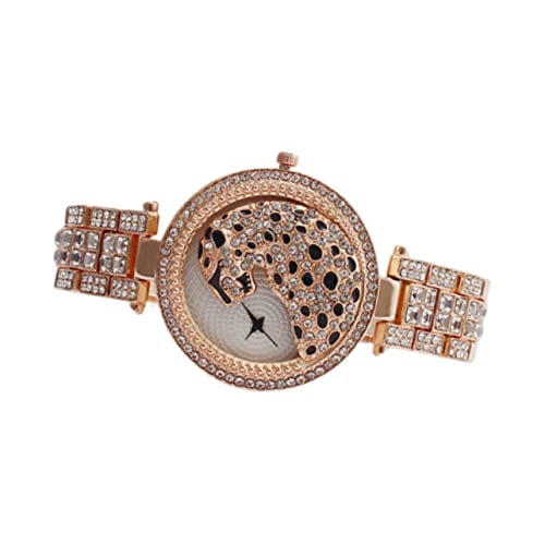 WRITWAA Anschauen bescherung Weihnachten Weihnachten taggeschenk damenarmbanduhren muttertagsgeschenl Frauen Krankenschwestern schauen zu Bling Uhr Damenuhr Glas Rose Gold von WRITWAA