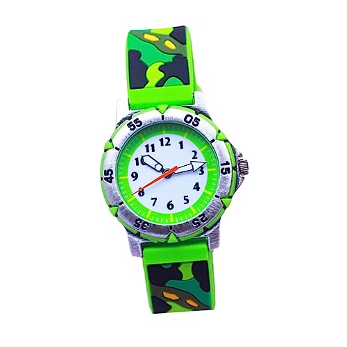 WRITWAA Armbanduhr Für Junge Mädchen Cartoon Junge Mädchen Silikonuhr Uhr Für Mit Dekorativen Ziffern Und Präziser Quarzwerkzeit Für Täglichen Gebrauch von WRITWAA