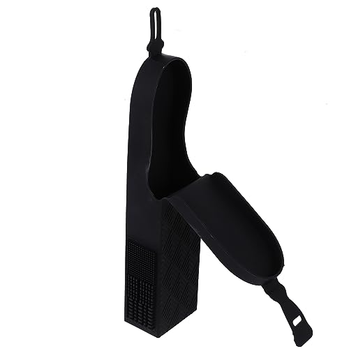 WRITWAA Aufbewahrungsbox für Make-up-Pinsel Kosmetik groß Reise-Kulturbeutel Tasche Tragen pinselset Make up Makeup Pinsel Set Make-up-Tool-Organizer Reiseetui aus Silikon Kieselgel Black von WRITWAA