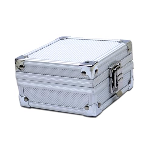 WRITWAA Aufbewahrungskiste Aus Aluminiumlegierung Kit-koffer Mit Schwammpolsterung Tragetasche Behälter Box Kompakt Und Praktisch Für Verschiedene Einsatzorte von WRITWAA