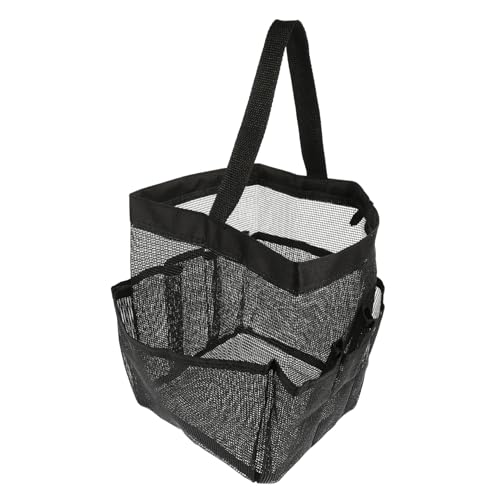 WRITWAA Aufbewahrungstasche Tragetasche Aus Mesh Organizer-Einkaufstasche Reise-duschtasche Kleinigkeiten Halter Reise-Kosmetiktasche Männer Und Frauen Veranstalter Netz Gittergewebe von WRITWAA