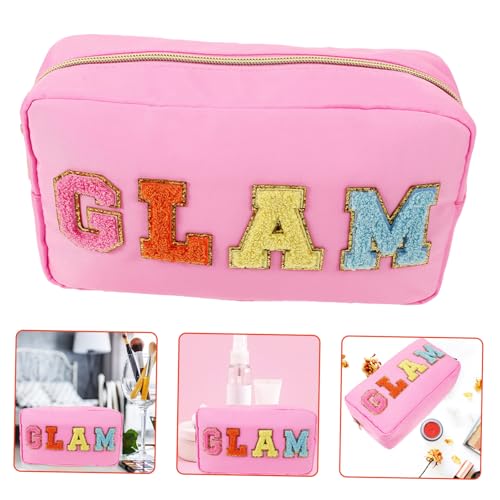 WRITWAA Makeup Bag Für Frauen Tragbare Kosmetiktasche Mit Großer Kapazität Multifunktionale Aufbewahrung Für Make-up Und Toilettenartikel Für Reisen Und Alltag Frischen Farben von WRITWAA