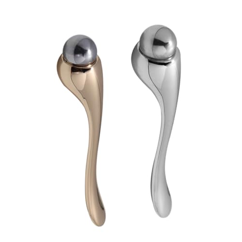 WRITWAA Augenmassagegerät 2 Stücke Einfaches Gesicht Creme Werkzeug Tragbarer Hautpflegestab Für Frauen Augencreme Applikator Für Falten Und Dunkle Ringe Mit Ergonomischem Design Für von WRITWAA