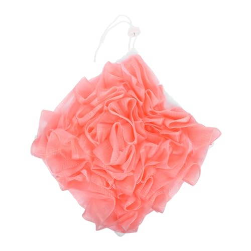 WRITWAA Bad-Hautwäscher Ball Badeschrubber waschen Bürsten badetuch duscherlebnis Duschtuch reinigungsschwamm geburtstagsgeschenk dusche reinigungswäscher Dusche Luffa Nylon Rosa von WRITWAA