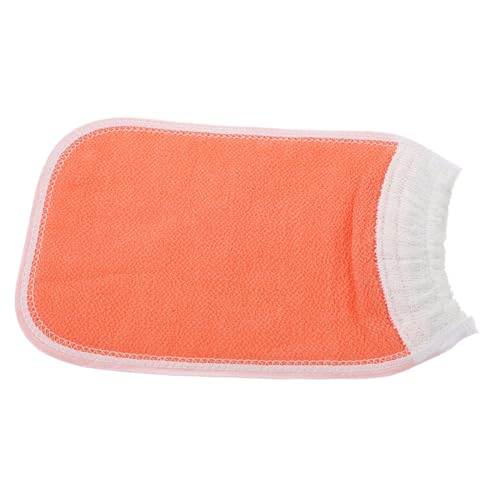 WRITWAA Badehandschuhe schrubben Massagehandschuh für den Rücken Badetücher handschuhartige Waschhandtücher Badeschrubber Duschhandschuh Grey von WRITWAA
