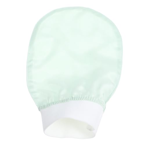 WRITWAA Badetuch Peelinghandschuhe Hautpeeling-Handschuh Hautpeelinghandschuh Körper Peeling Peeling-Handschuh, Peeling tot Badehandschuhe Duschhandschuhe Die Seide Light Green von WRITWAA