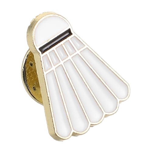 WRITWAA Badminton Brosche aus Robustem Zinklegierung Geschlechtsneutraler Anstecker für Jacken Rucksäcke und Mäntel Modisches Sport Accessoire Vielseitig Kombinierbarer Ansteckpin für von WRITWAA