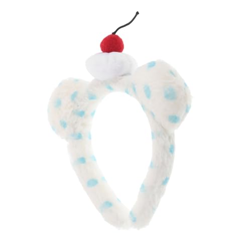 WRITWAA Bärenohren-stirnband Plüsch-stirnband Für Cosplay Party Make-up Und Hautpflege von WRITWAA