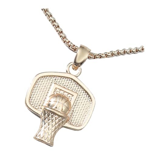 WRITWAA Basketballkorb Halskette Halsketten Für Jungen Herren Kette Halskette Halskette Basketball Halskette Halskette Für Männer Basketball Schmuck Sport Halskette Für Jungen von WRITWAA