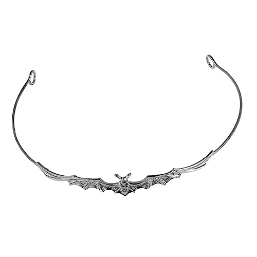 WRITWAA Bat Design Haarband Accessoire Vintage Metall Bat Krone Haarschmuck Gothic Halloween Cosplay Kopfschmuck für Partys und Festivals von WRITWAA