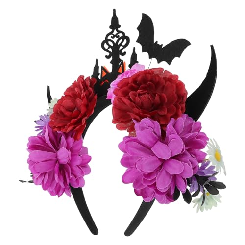 WRITWAA Bat Design mit Teufelshörnern Leichtes und Tragbares Kostümzubehör für Halloween Cosplay und Thematische Veranstaltungen von WRITWAA