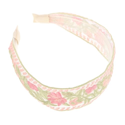 WRITWAA Besticktes Stirnband Haarzubehör Damen Haarbänder Mädchen Stirnbänder Haarschmuck Für Damen Hübsches Stirnband Dekorativ Haarnadel-stirnband Elegant Haarband Stoff von WRITWAA