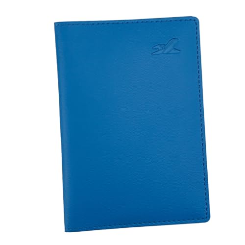 WRITWAA Beutel Klare Reise-Kulturtasche Lanyard-Geldbörse Inhaber eines Reisedokuments Reisen mehrfacher Passinhaber reisepass Passport Covers travel Essentials Wallet Halter Fall Blue von WRITWAA