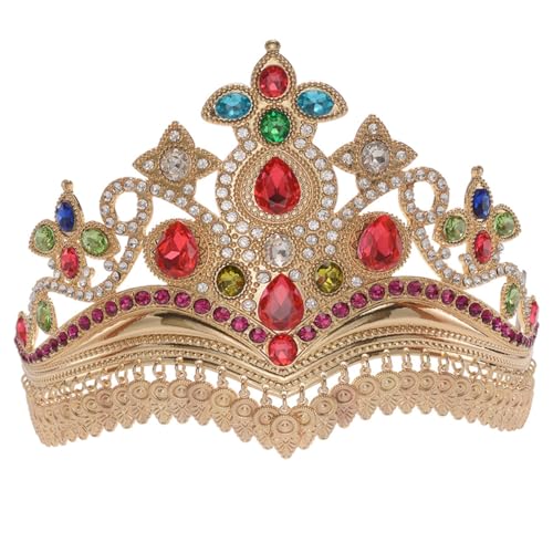 WRITWAA Bohemia Braut Tiara Strass Diadem Leichtes Kopfschmuck Accessoire für Frauen Hochzeit Party Festlicher Haarschmuck von WRITWAA