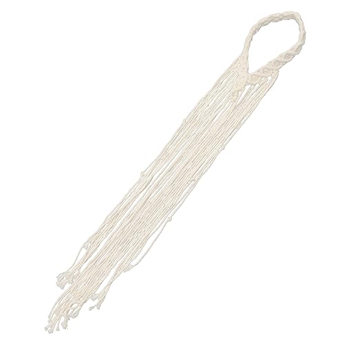 WRITWAA Braut Stirnband aus Makramee Handgefertigte Boho Haarschmuck für Damen Hochzeitsaccessoire aus Baumwollseil Passend zu Verschiedenen Hochzeitskleid Stilen WRITWAA Braut Stirnband aus Makramee Handgefertigte Boho Haarschmuck für Damen Hochzeitsaccessoire aus Baumwollseil Passend zu Verschiedenen Hochzeitskleid Stilen von WRITWAA