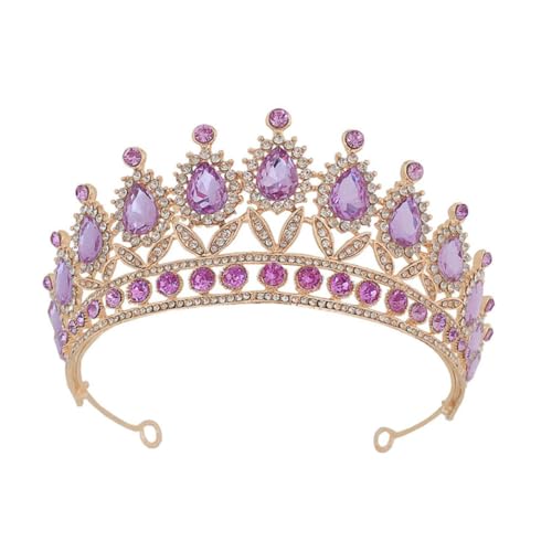 WRITWAA Braut Strass Krone Hochzeit Tiara Krone Mädchen Tiara Braut Hochzeit Kopfschmuck Kopfschmuck Filigranes Design Langlebig Für Besondere Anlässe von WRITWAA