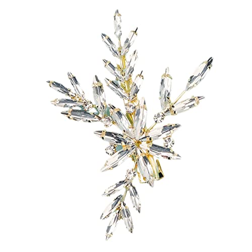 WRITWAA Modische Damen Haarnadel Strass Haarspange Für Hochzeit Haar Toer Clip von WRITWAA