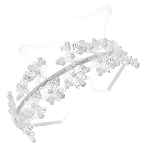 WRITWAA Brauthaarreif mit Perlen und Strass Hochzeits Haaraccessoires für Besondere Anlässe für Braut Abschlussball oder Festlichkeiten von WRITWAA