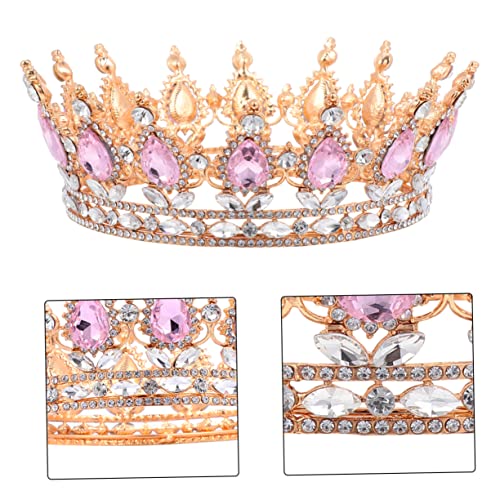 WRITWAA Brautkrone Rosa Strass Tiara Formale Braut Braut Hochzeitsgast Mädchen Kronen Für Erwachsene Hochzeit Tiara Strass Tiara Stirnband Strass Schmuck Kronen Weiß Frauen Legierung WRITWAA Brautkrone Rosa Strass Tiara Formale Braut Braut Hochzeitsgast Mädchen Kronen Für Erwachsene Hochzeit Tiara Strass Tiara Stirnband Strass Schmuck Kronen Weiß Frauen Legierung von WRITWAA