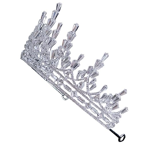 WRITWAA Brautkrone mit Strasssteinen Hochzeitskrone für Damen für Abschlussball Geburtstagsfeiern und Hochzeiten Perfektes Haaraccessoire für Festliche Anlässe WRITWAA Brautkrone mit Strasssteinen Hochzeitskrone für Damen für Abschlussball Geburtstagsfeiern und Hochzeiten Perfektes Haaraccessoire für Festliche Anlässe von WRITWAA