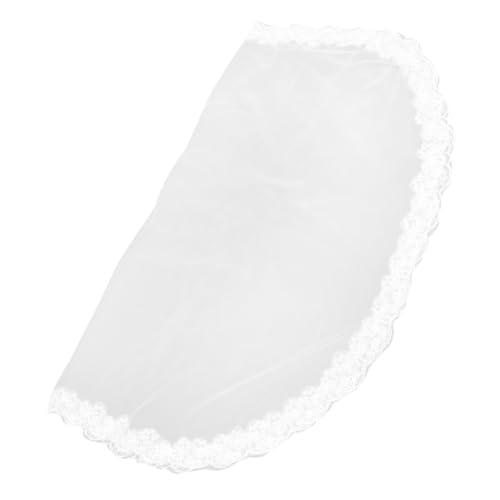 WRITWAA Brautschleier Rougeschleier Verlobungsschleier Schleier Für Frauen Hochzeitsschleier Mit Rouge Glitzerschleier Spitzenschleier Für Bräute Spiegelschleier Schleier von WRITWAA