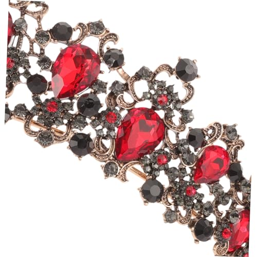 WRITWAA Bridal Schmuckset Haarschmuck Hochzeit Funkelnde Strass Krone und Ohrringe Barock Stil Damen Accessoires für Party und Festlichkeiten von WRITWAA