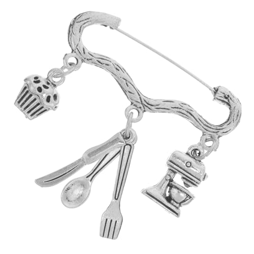 WRITWAA Brosche Backmotive Anstecknadel Zinklegierung Langlebig Modisches Schmuckstück für Backfans und Sammler Vielseitig Tragbar als Pin oder Anhänger von WRITWAA
