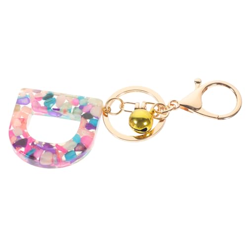 WRITWAA Eleganter Buchstaben-schlüsselanhänger Aus Metallharz Autoschlüsselhalter Für Damen Geldbörsenanhänger Und Modisch von WRITWAA