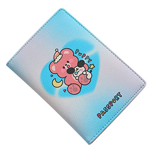 WRITWAA Cartoon Reisepasshülle Karten Organizer Brieftasche Reisepasshülle Brieftasche Reisepass Organizer Reisepass Hülle Reisepasshülle Für Männer Reisepass Ornament Herren von WRITWAA