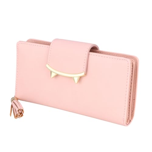 WRITWAA Cat Ear Geldbörse Für Damen Modische Pu Brieftasche Mit Quaste Süßes Studenten-Portemonnaie Mehrere Fächer Für Karten Und Ausweis Langlebig WRITWAA Cat Ear Geldbörse Für Damen Modische Pu Brieftasche Mit Quaste Süßes Studenten-Portemonnaie Mehrere Fächer Für Karten Und Ausweis Langlebig von WRITWAA
