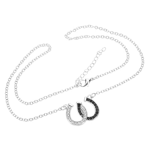 WRITWAA Charm Halskette Unisex U Förmiger Anhänger Kreative Schmuckkette für Herren Damen Langlebiges Legierungsmaterial Modisches Accessoire für Party und Alltag von WRITWAA