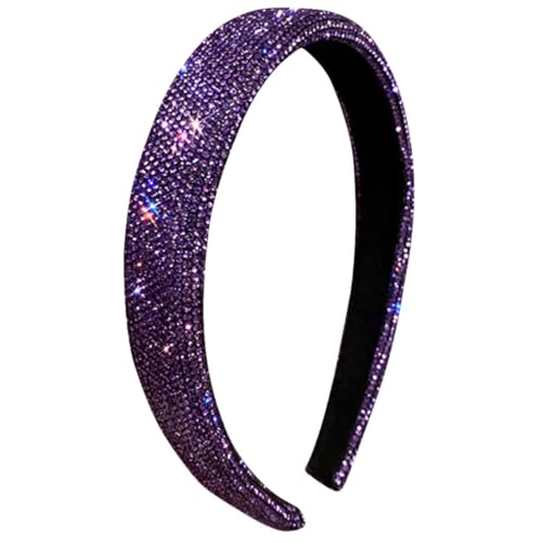 WRITWAA Chic Haarband mit Glitzersteinen Dekorations Haarband für Partys und Feste Leicht und Bequem Perfektes Haarschmuck Zubehör für Damen von WRITWAA