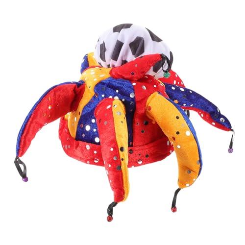 WRITWAA Fußball Hut Dekoration Für Spiele Karnevalshut Für Partys Verspielter Clownhut Für Feiern Mit Pailletten-highlights von WRITWAA