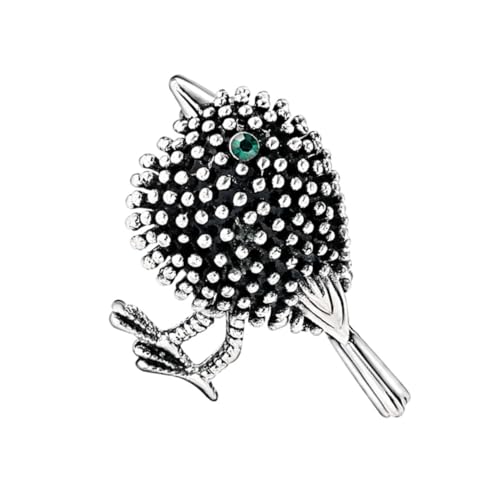 WRITWAA Tierischer Cartoon Anstecker Sparrows Brosche Aus Für Damen Modisches Hemdkragen üßer Vogel Anstecker Für Kleidung Und Accessoires von WRITWAA