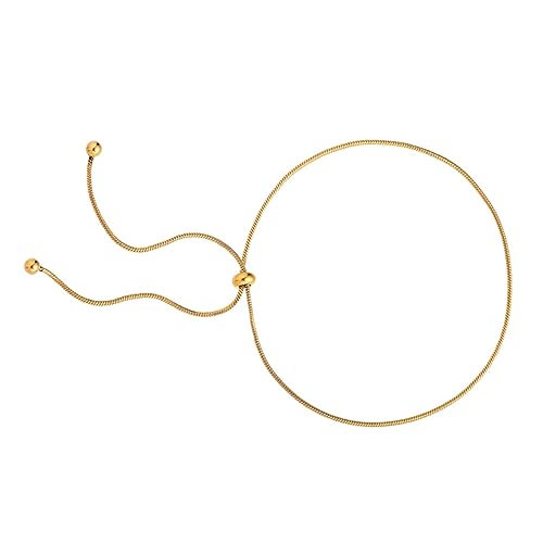 WRITWAA Damen Fußkettchen mit Schlichtem Design Zarte Fußkette in Elegantes Accessoire für Alltag und Partys Langlebig und zu Tragen von WRITWAA