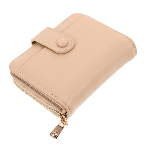 WRITWAA Damen Geldbörse PU Kurzformat Multi Kartenetui Modisches Litchi Design für Kreditkarten und Ausweise Geeignet für Alltag und Besondere Anlässe von WRITWAA