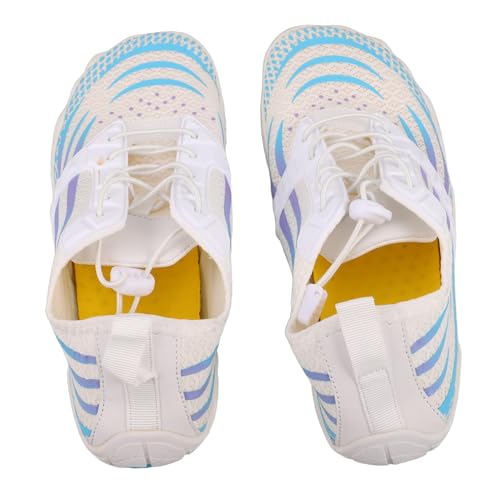 WRITWAA Damen Wasserschuhe Wassersportschuhe Strandschuhe Barfuss Schuhe Wassersocken Damen Aquaschuhe Strandschuhe Schnorchelschuhe Wassersneaker Watschuhe Schwimmschuhe von WRITWAA