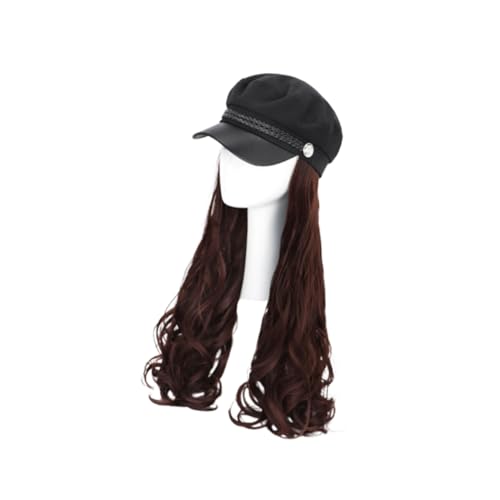 WRITWAA Damenhut Echthaarperücken Perückenkappe Perücken Echthaar Für Frauen Gefälschte Lockige Mütze Perücke Lace Front Perücke Hüte Beanies Mit Extensions Lace Perücke Pferdeschwanz WRITWAA Damenhut Echthaarperücken Perückenkappe Perücken Echthaar Für Frauen Gefälschte Lockige Mütze Perücke Lace Front Perücke Hüte Beanies Mit Extensions Lace Perücke Pferdeschwanz von WRITWAA