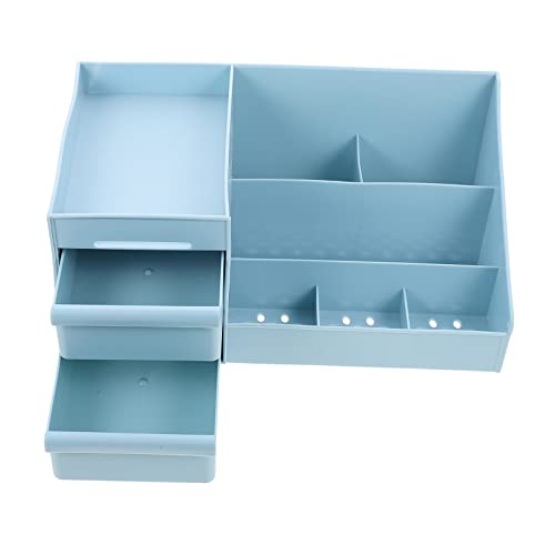 WRITWAA Desktop-kosmetikbox Mit Make-up-organizer Aus Aufbewahrungsbox Für Kosmetika Schminktisch-organizer Praktisches Design Für Ordnung von WRITWAA