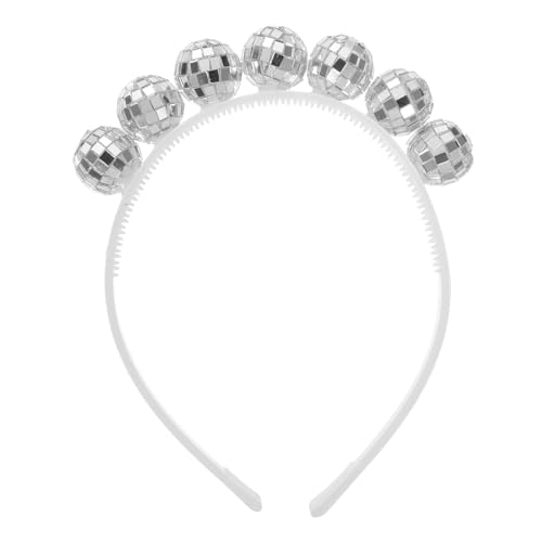WRITWAA Disco Ball Haarschmuck Glänzendes Stirnband Leichtes Party Accessoire Für Weihnachten Bühne Cosplay Festliche Dekoration von WRITWAA