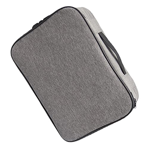 WRITWAA Dokumenten Organizer Mit Zahlenschloss Faltbare Aktenbox Aus Oxford Stoff Große Dokumententasche Für Reisen Und Zuhause Sicherer Aktenhalter Für Wichtige Unterlagen Praktischer von WRITWAA