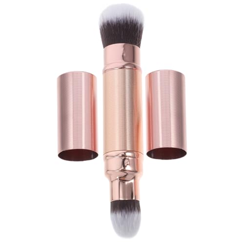 WRITWAA Doppelseitiger Make up Pinsel Einziehbarer Pinsel Für Puder Und Concealer Kosmetikpinsel Für Frauen Kompakt Und Tragbar Für Reisen von WRITWAA