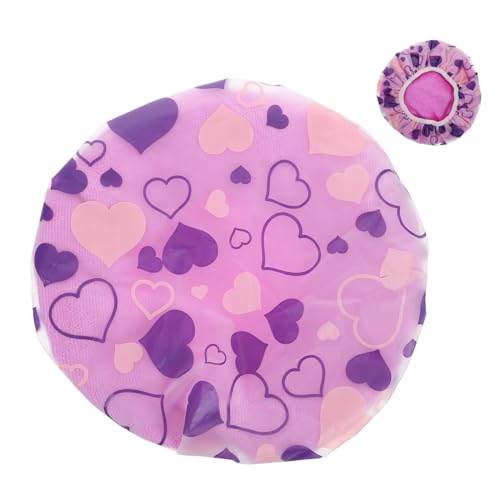 WRITWAA Duschhaube Trockenhaube Bedruckte Haartrocknerhaube Haartuchwickel Für Haarabdeckung Für Die Dusche Haartuch Für Lockiges Haar Damenhüte Modisches Handtuch Für Lockiges von WRITWAA