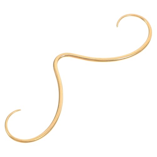 WRITWAA Edelstahl Nasenring Schnurrbart Septum Piercing Damen Herren Lustiger Fake Nose Hoop Körperpiercing Schmuck Komfortabel Glatt Vielseitig Modisch von WRITWAA
