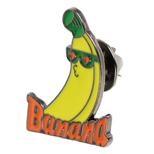 WRITWAA Enamel Lapel Pin Niedliche Erdbeer Brosche Langlebiger Legierung Cartoon Obst Anstecknadeln für Rucksäcke Jacken Hüte Schüler Zubehör von WRITWAA