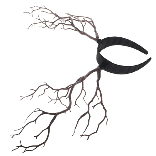 WRITWAA Extravaganter Rentier Geweih Haarreif aus Braunem Langlebiges Party Kostüm Accessoire für Weihnachten Festival Karneval Geeignet Unisex für Erwachsene von WRITWAA