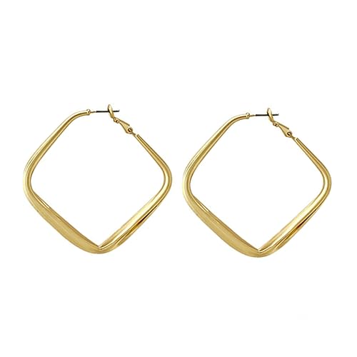 WRITWAA Extravaganter Vintage Ohrschmuck Damen Creolen Modisch Elegant für Party Hochzeit Alltag Langlebig Sicher von WRITWAA